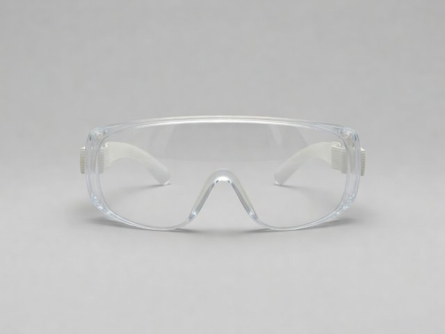 Generic clear protective goggles rendered on a plain background with no approval marks